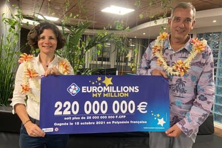 Euromillions : une polynésienne gagne 220 millions d’euros
